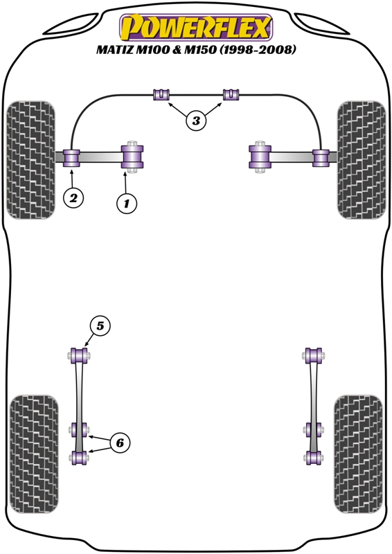 PowerAlign Camber Bolt Kit (12mm x 60mm) - Image 2