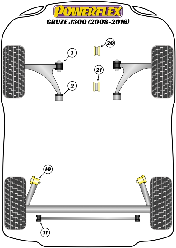 PowerAlign Camber Bolt Kit (12mm x 60mm) - Image 3