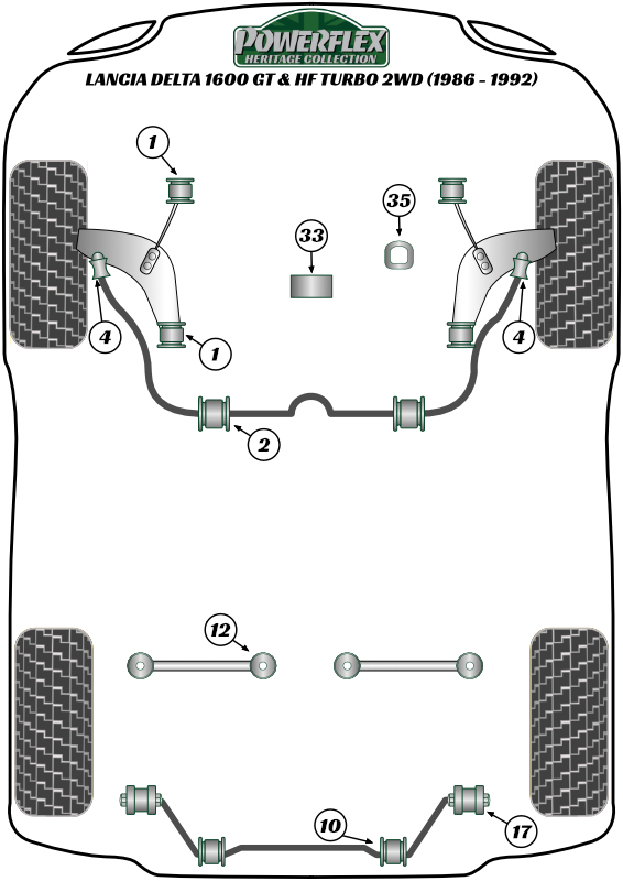 PowerAlign Camber Bolt Kit (12mm x 60mm) - Image 2