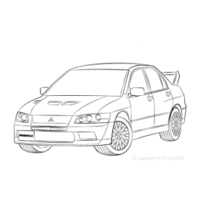Lancer Evolution VII, VIII & IX inc 260 (2001 - 2007)