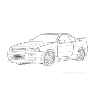 R34 4WD Incl. GT-R & 25GT4 (1998 - 2002)