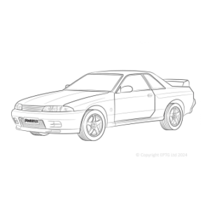 R32 2WD Incl. GTS, GXI, & GTST (1989 - 1993)