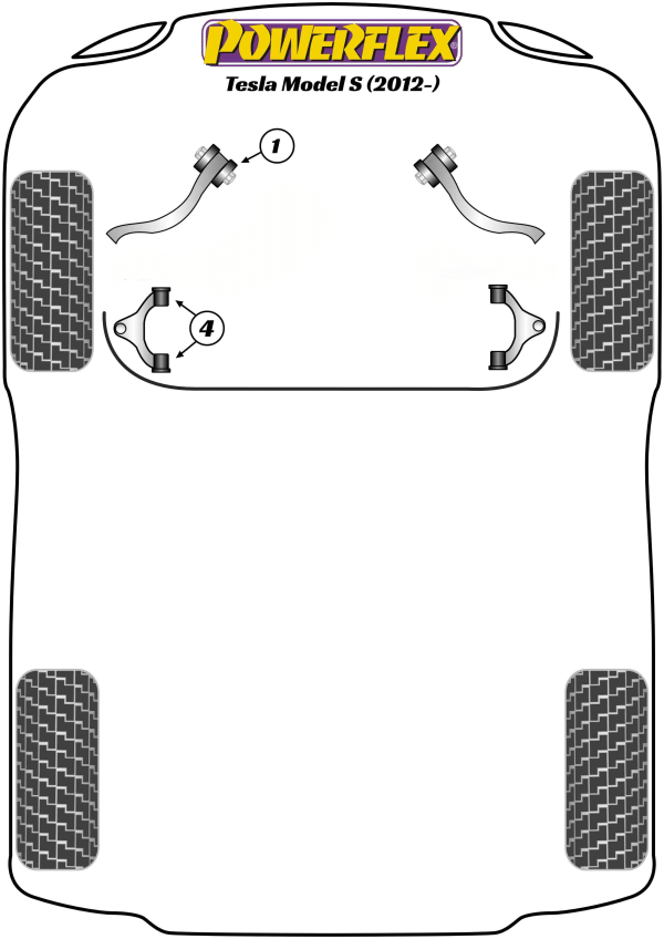 Front Lower Fore Link Inc Bush Kit - Image 2